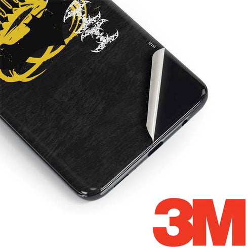 DC Comics Batman Dark Knight Logo Yellow & Black Galaxy S9 Skin